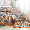 5 Layers Cotton Nordic Throw Blanket Bed Sofa Cover - Boho Throw Blankets